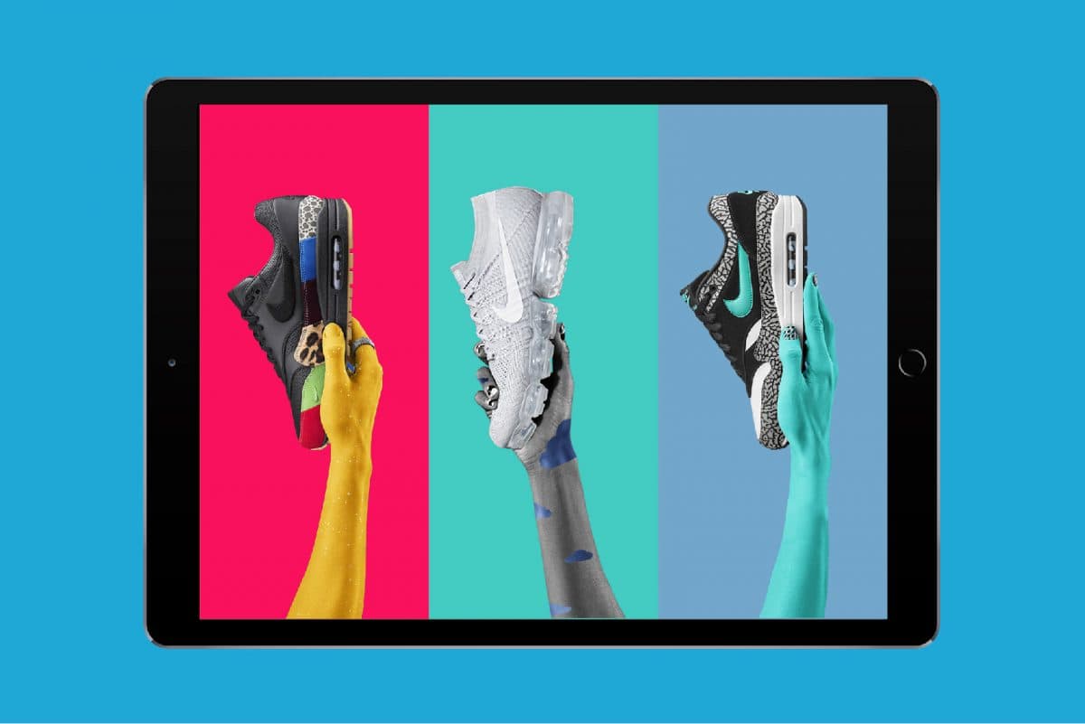 Nike Air Max © Instalação digital — mídia 4